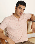 Polo Pink Printed T-Shirt - Sonic