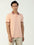 Peach Solid Polo - Contraste