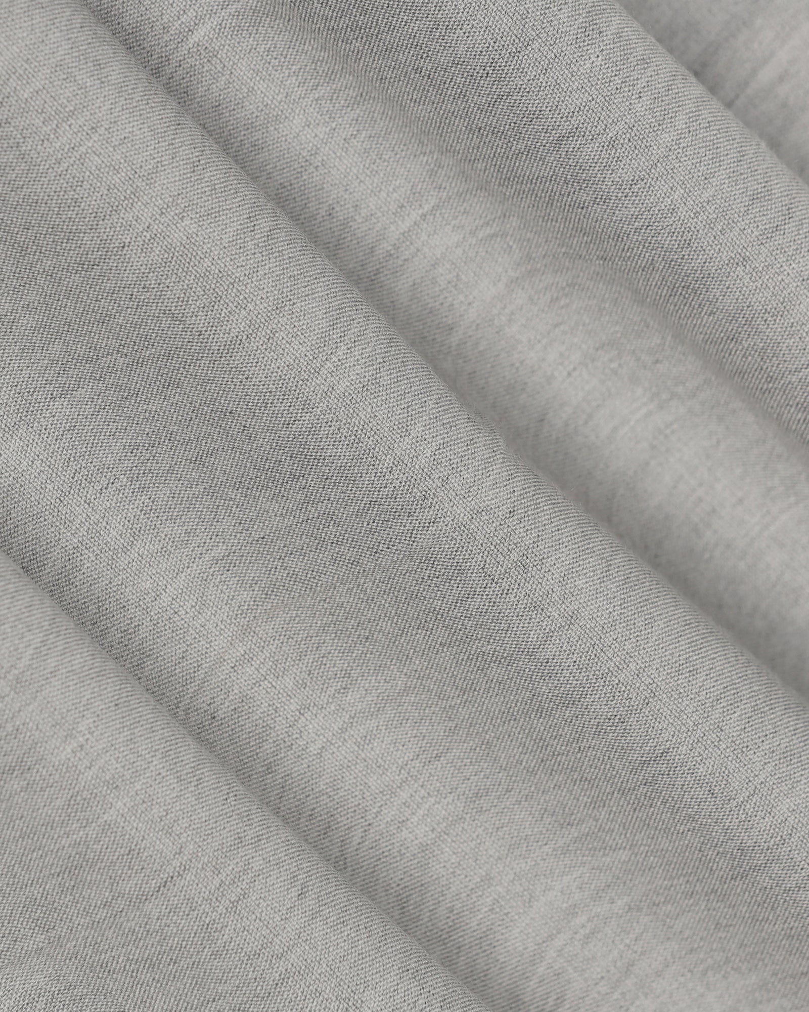 Ease Fit Formal Light Grey Solid Trouser - Malone