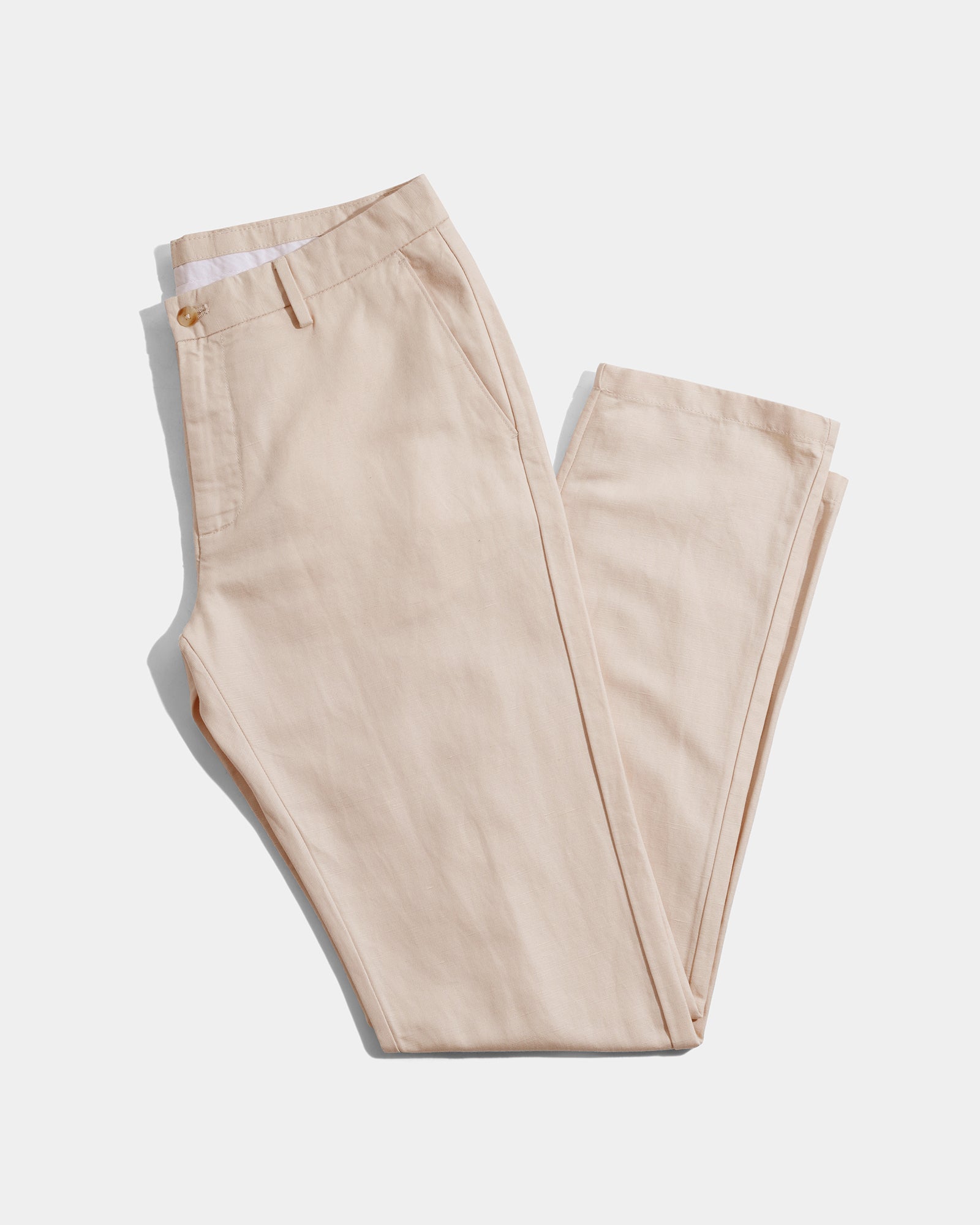 Ecru Linen Solid Khaki - Hazel