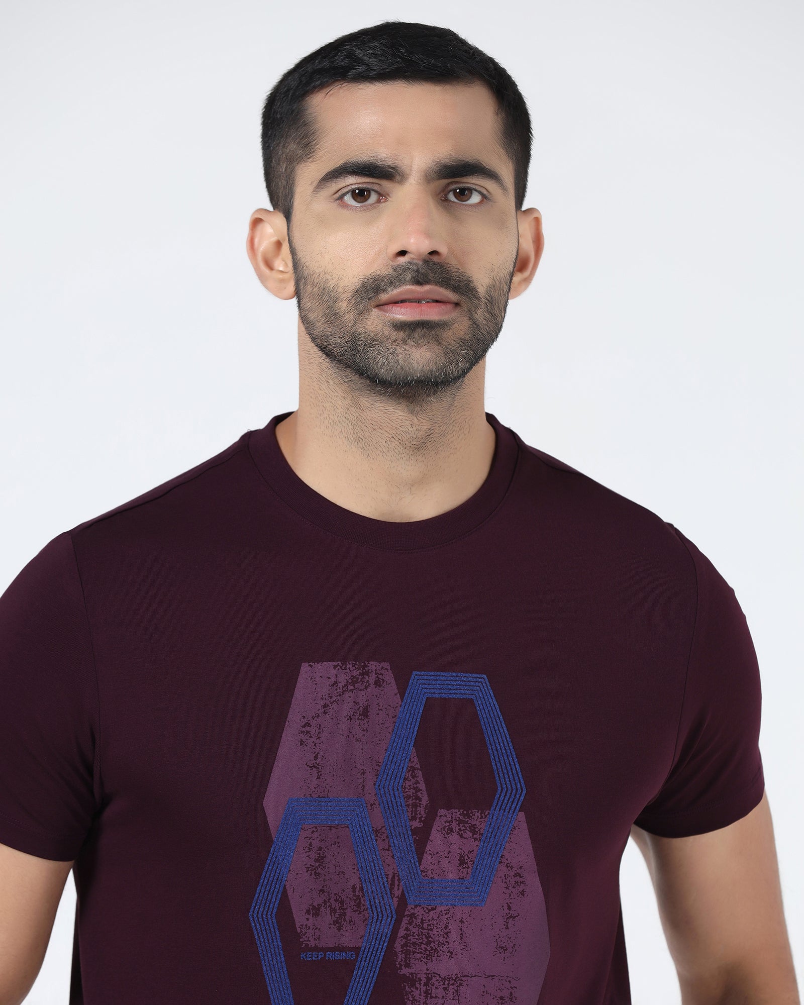 Fig Crew Neck Printed T-Shirt - Moaning