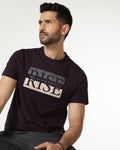 Fig Crew Neck Solid T-Shirt - Rise