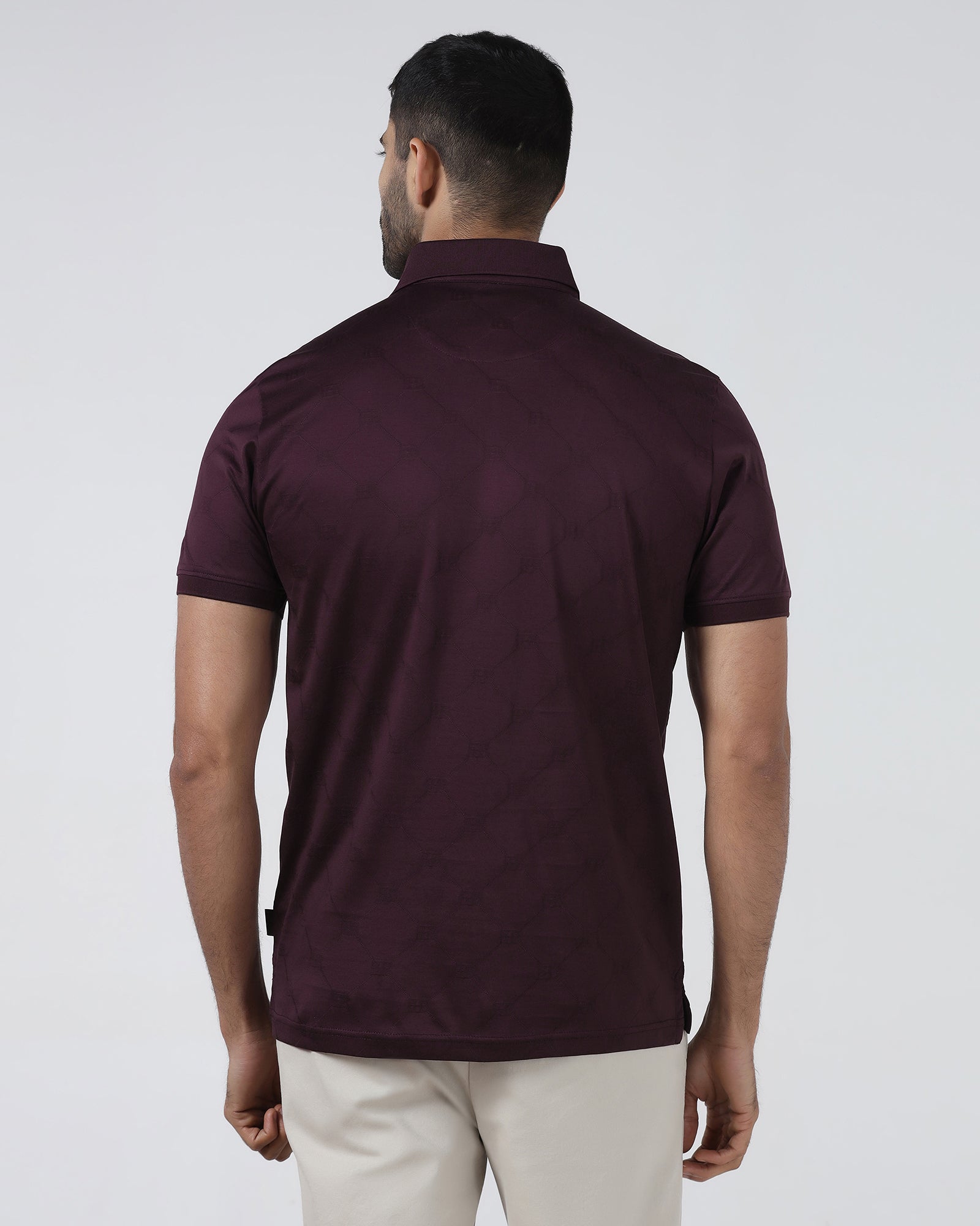 Fig Textured Polo - Full