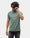 Forest Green Crew Neck Printed T-Shirt - Kamigata