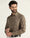 Formal Brown Check Shirt - Santro