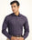 Formal Plum Textured Shirt - Dario