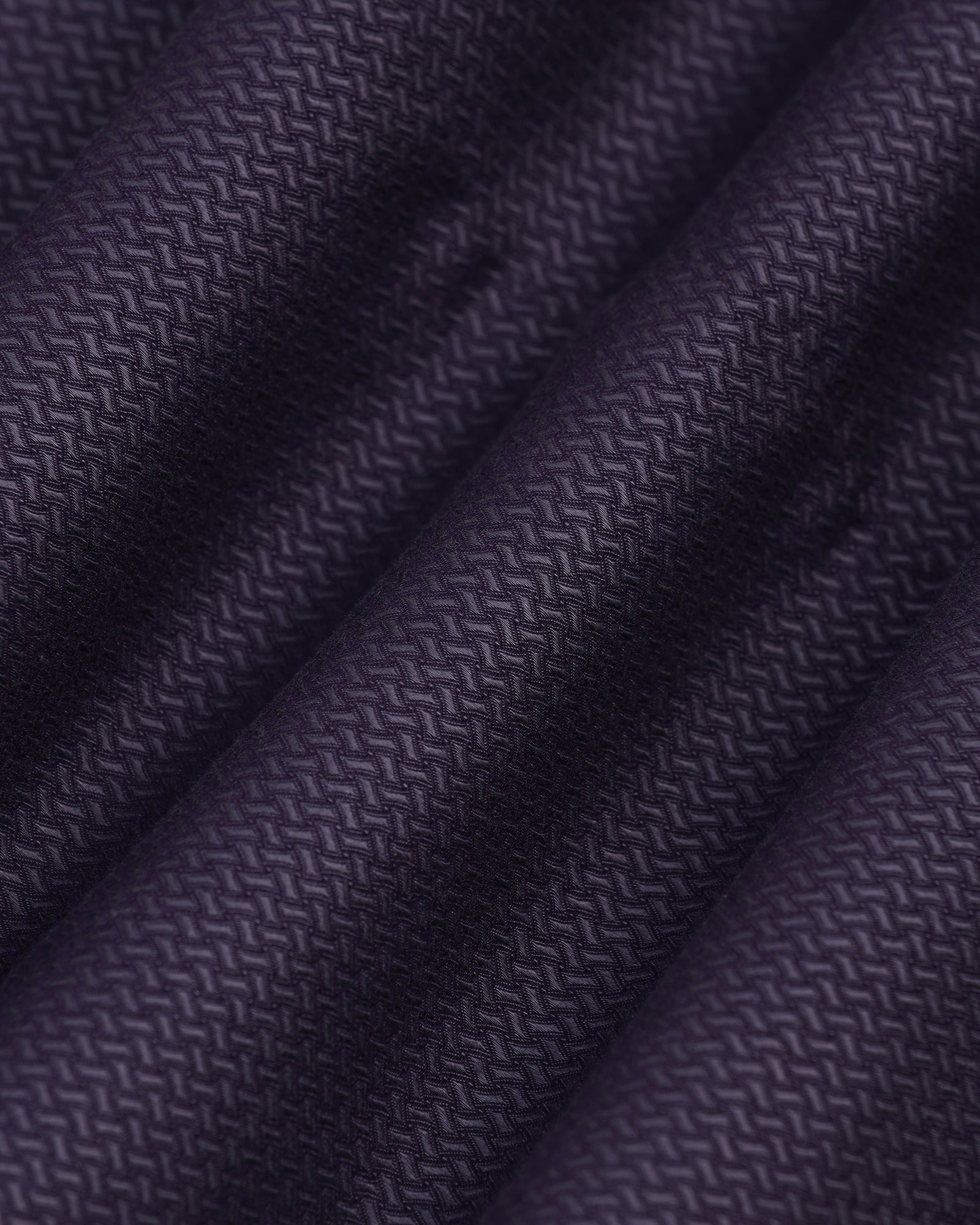 Formal Plum Textured Shirt - Dario