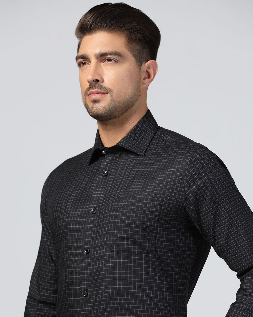 Formal Black Check Shirt - Watson