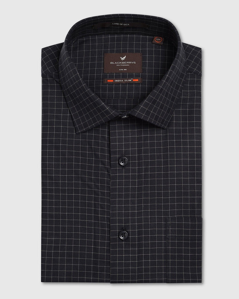 Formal Black Check Shirt - Watson