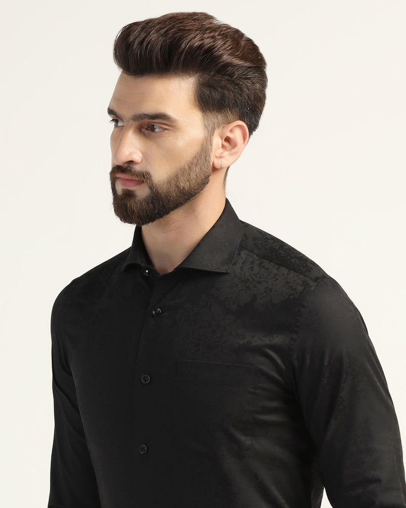 Formal Black Printed Shirt - Arena