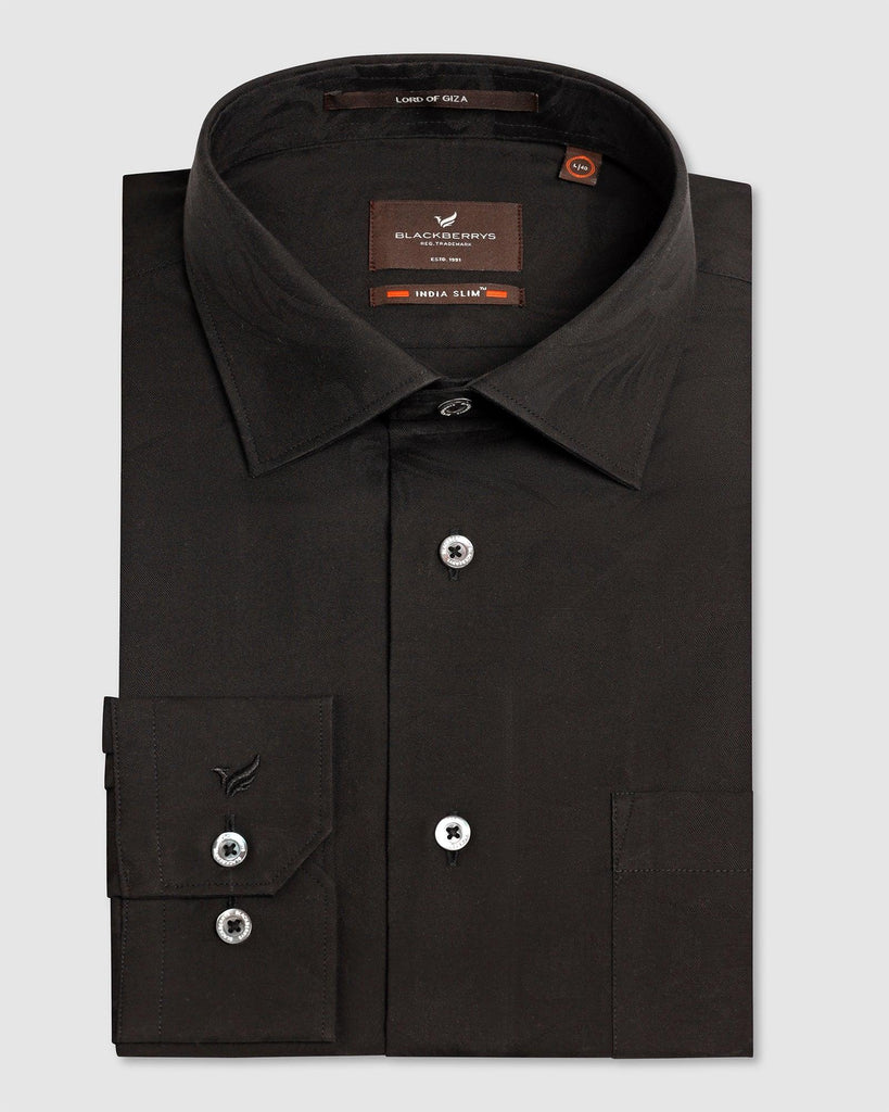 Formal Black Printed Shirt - Cameron