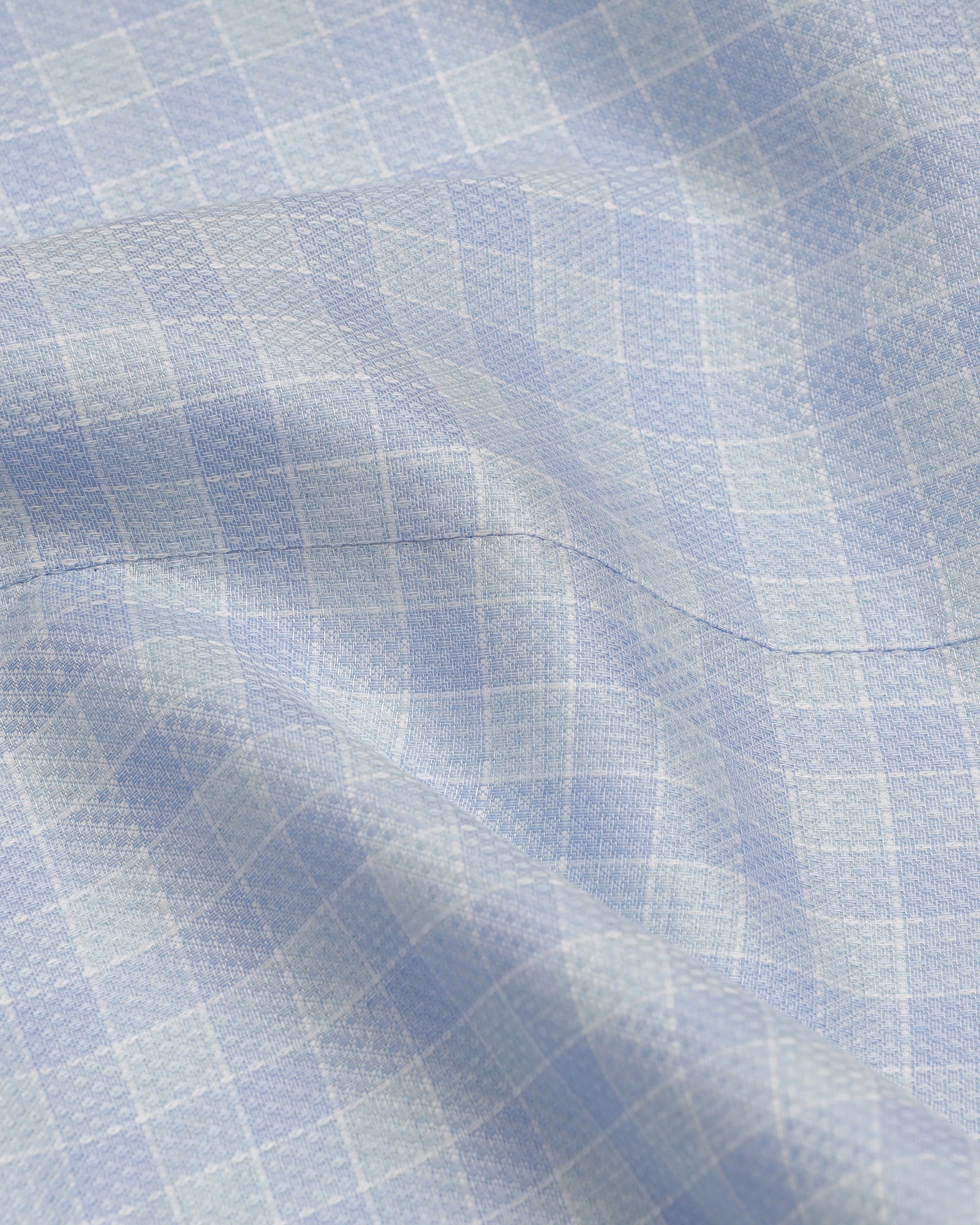 Formal Blue Check Shirt - Bacon