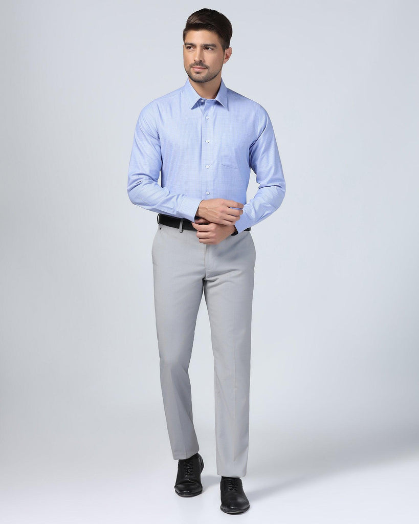 Formal Blue Check Shirt - Zoi