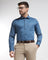 Formal Blue Printed Shirt - Brion