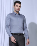 Non Iron Formal Blue Solid Shirt - George