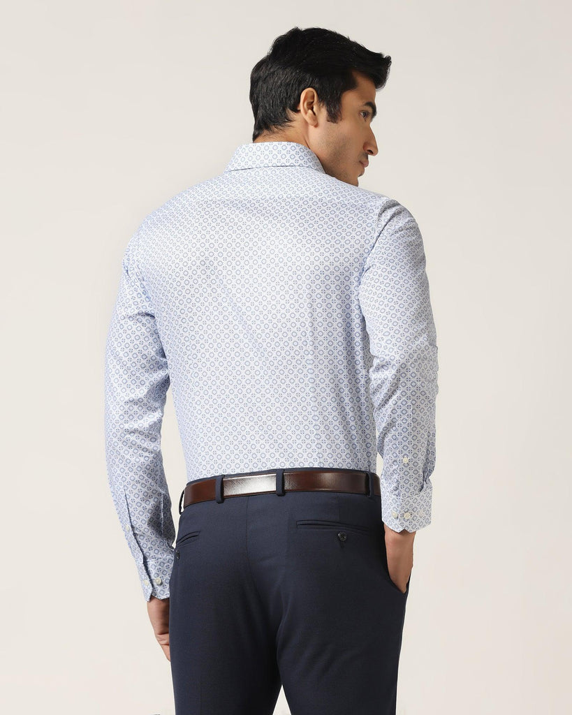 Formal Blue Solid Shirt - Kae