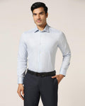 Luxe Formal Blue Stripe Shirt - Avian