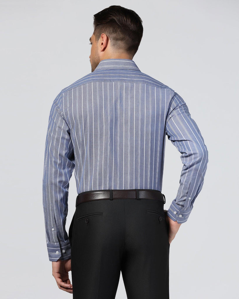 Formal Blue Stripe Shirt - Miller