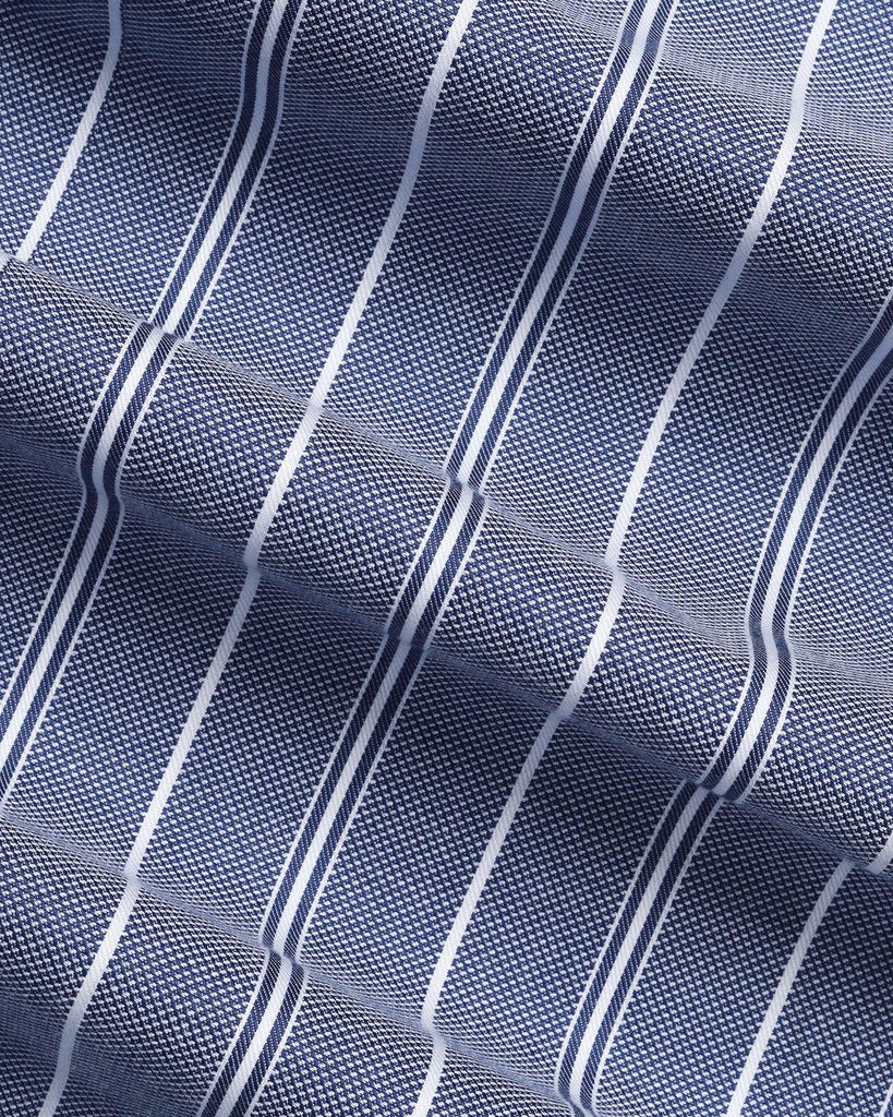 Formal Blue Stripe Shirt - Miller