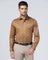 Formal Brown Printed Shirt - Burro