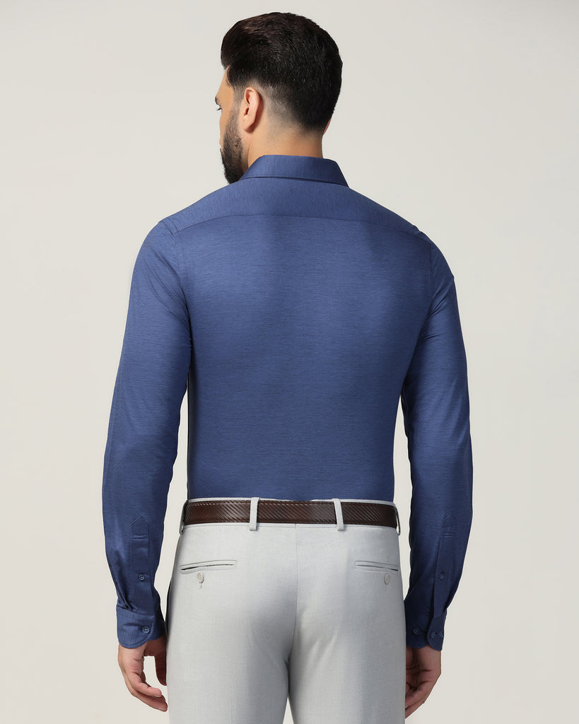 Formal Cobalt Solid Shirt - Boone