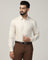 Formal Cream Solid Shirt - Sofk01