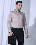 Non Iron Formal Dusty Pink Solid Shirt - George