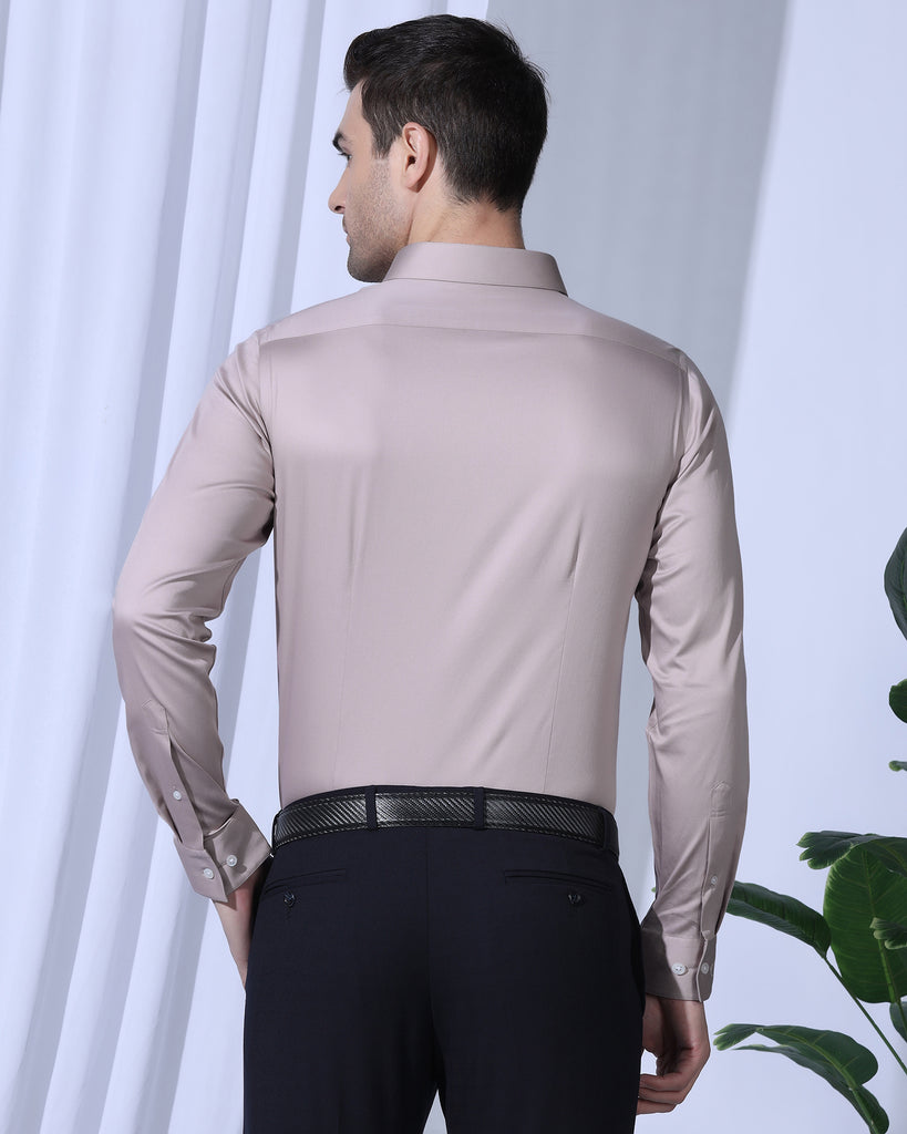 Formal Dusty Pink Solid Shirt - George