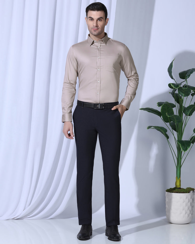 Formal Dusty Pink Solid Shirt - George