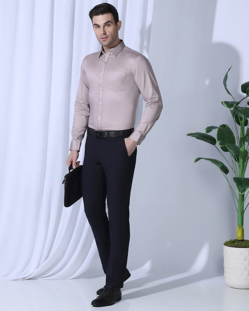 Formal Dusty Pink Solid Shirt - George