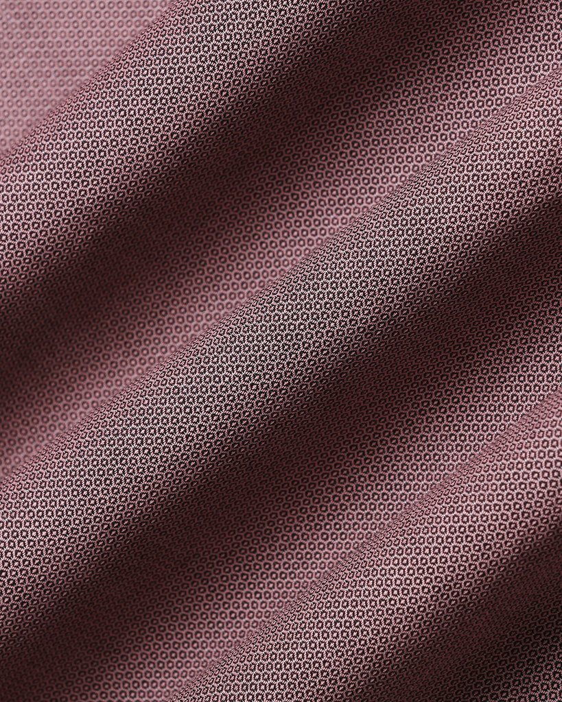 Formal Dusty Pink Textured Shirt - Adam