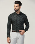 Formal Green Printed Shirt - Burro