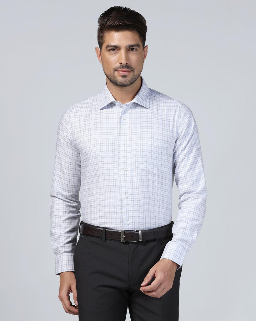 Formal Grey Check Shirt - Blake