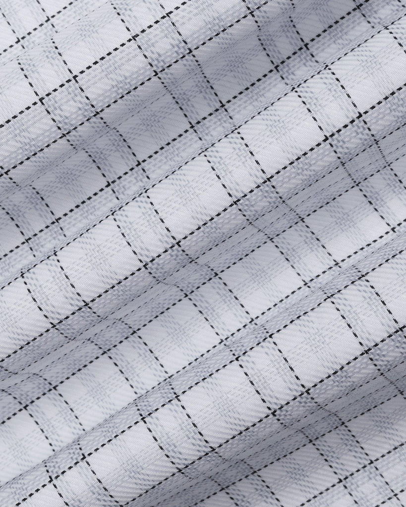 Formal Grey Check Shirt - Blake