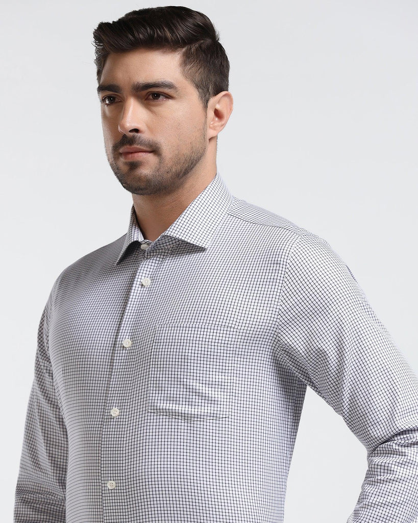 Formal Grey Check Shirt - Gin