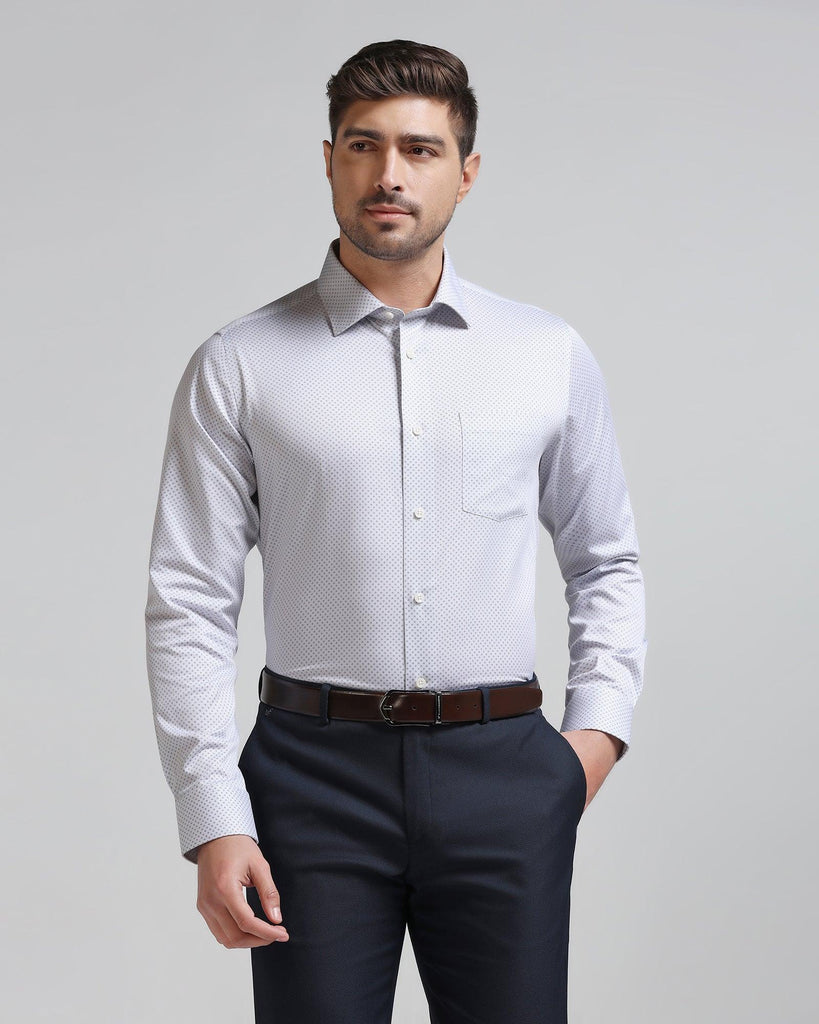 Formal Grey Printed Shirt - Brion