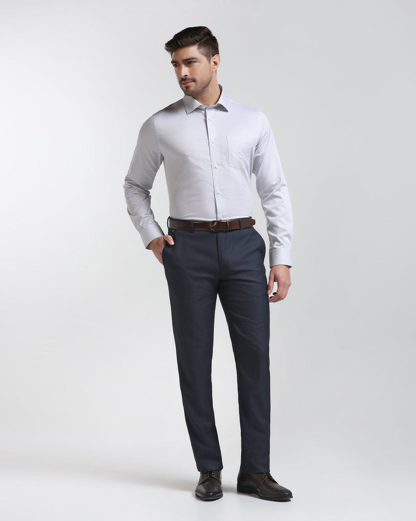 Formal Grey Printed Shirt - Brion