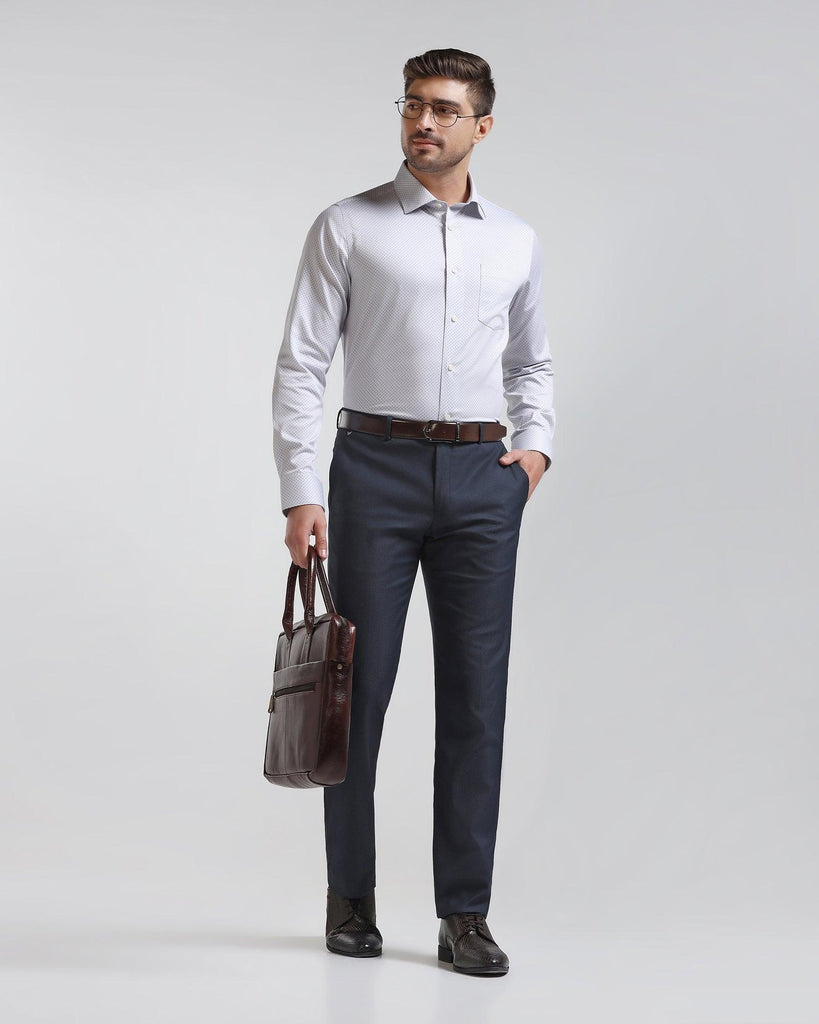 Formal Grey Printed Shirt - Brion