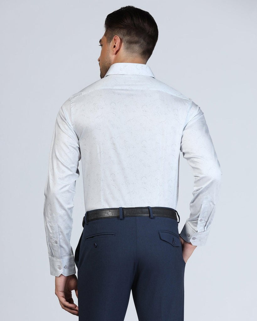 Formal Grey Printed Shirt - Cedar