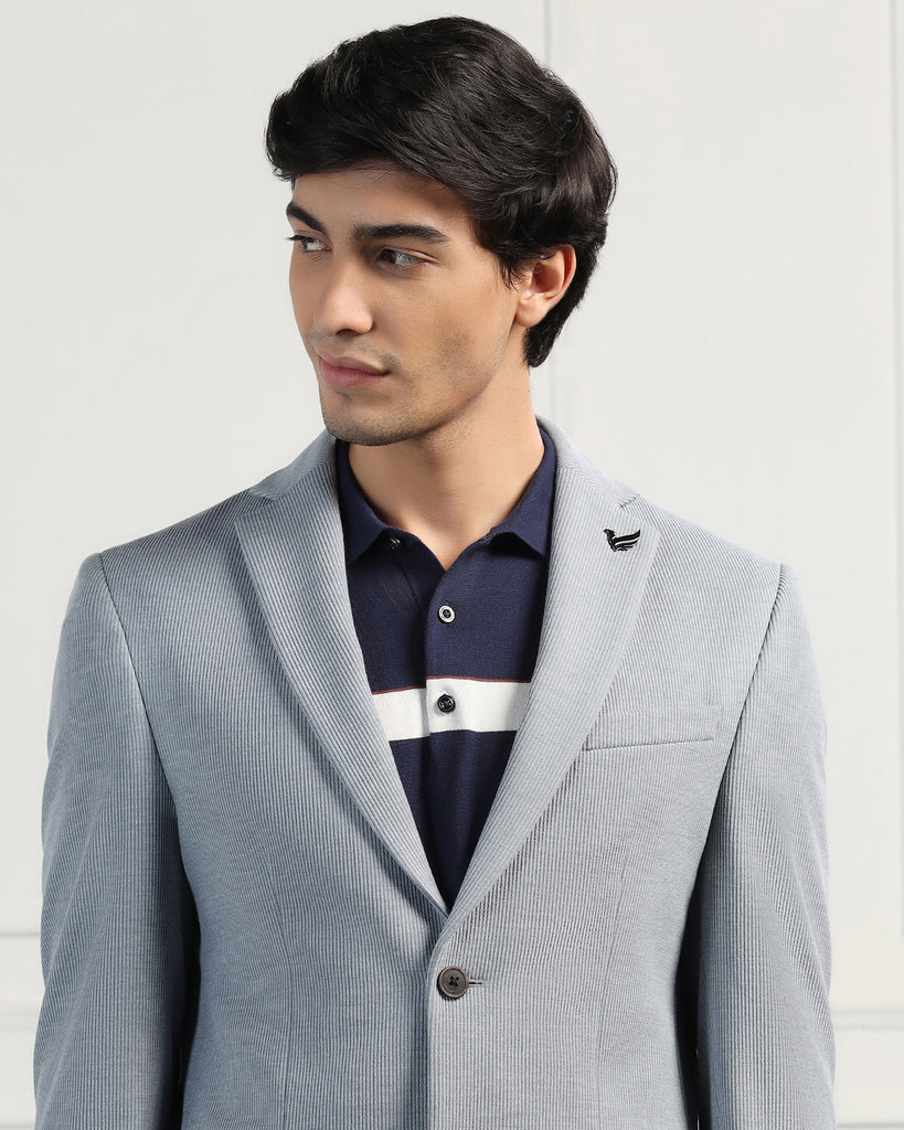 Formal Grey Stripe Blazer - Nios