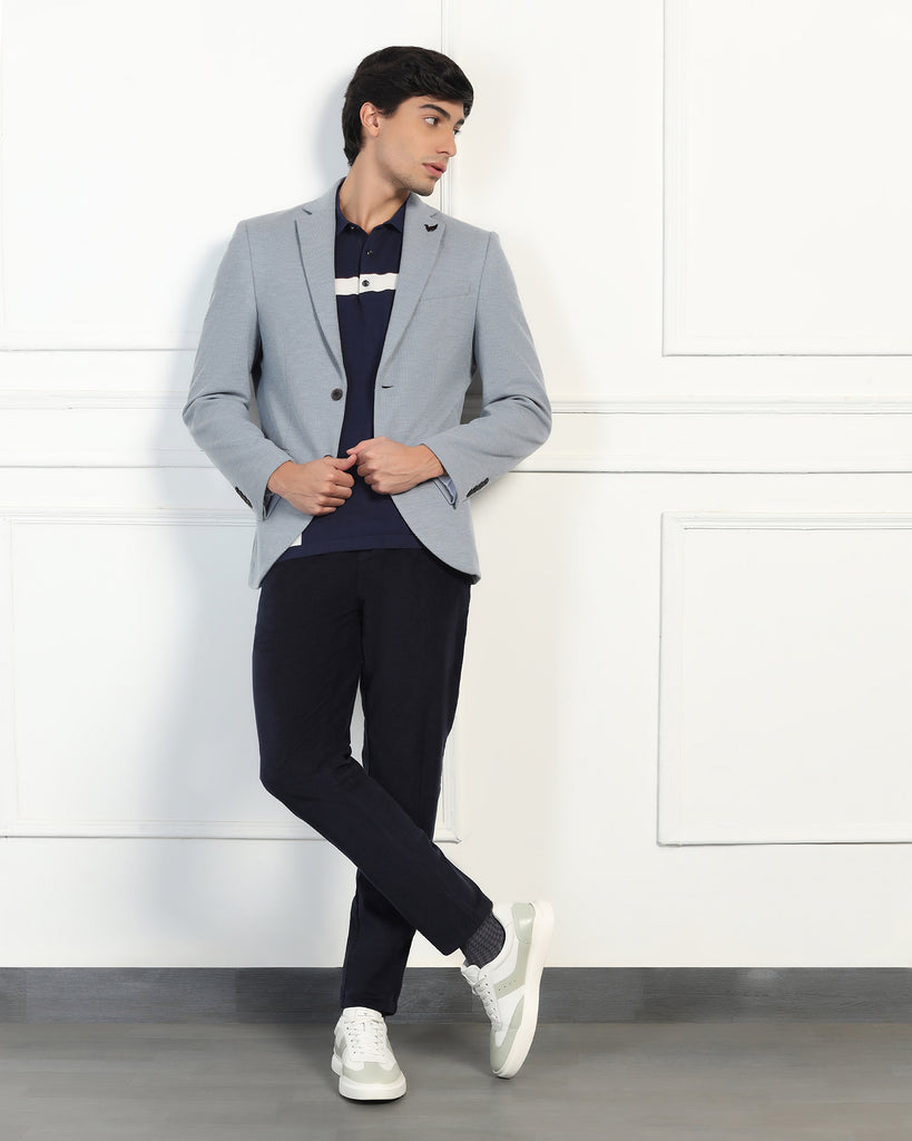 Formal Grey Stripe Blazer - Nios