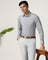 Formal Grey Textured Shirt - Zaiden