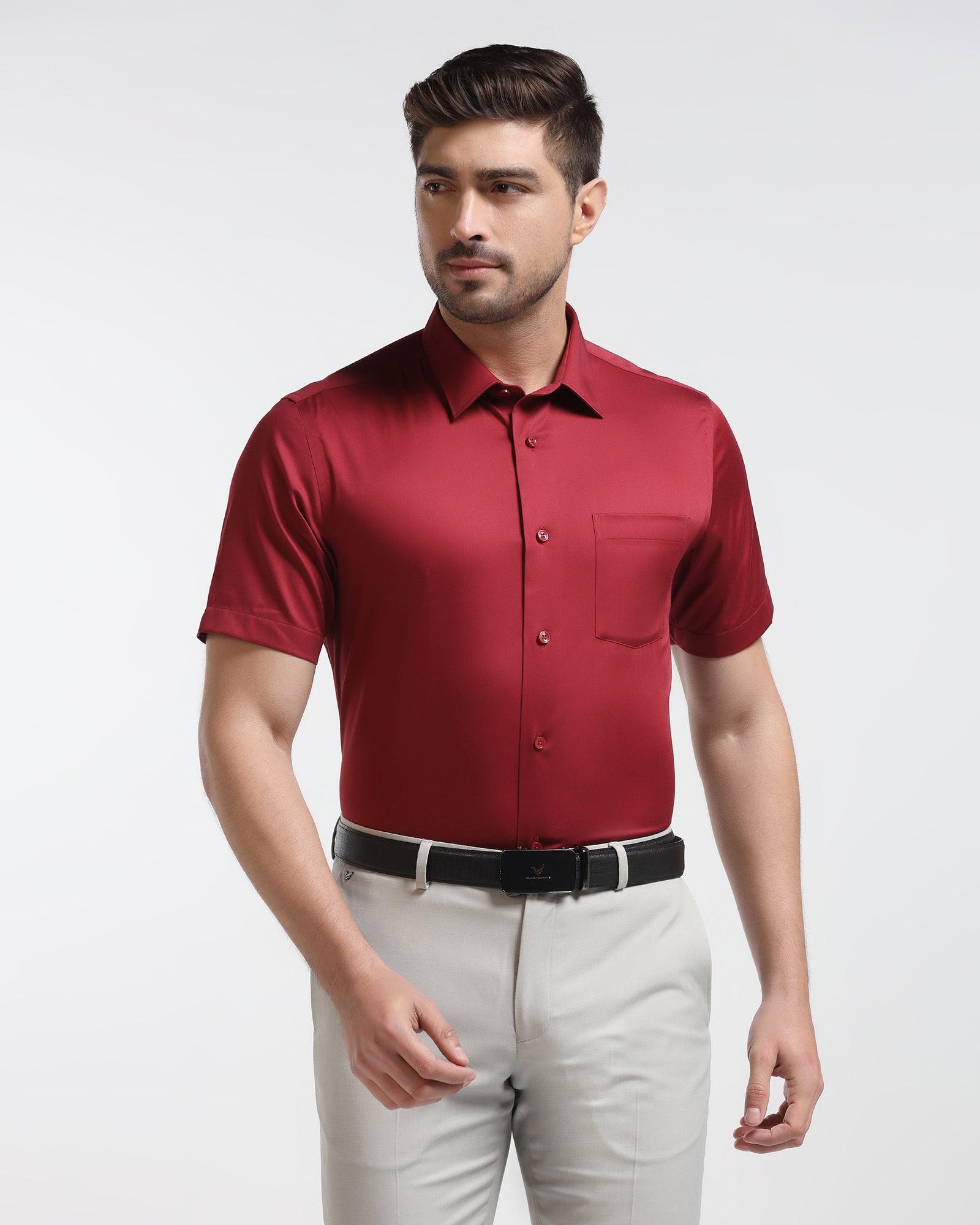 alfani red dress shirt Alfani Mens Button-Front Regular-Fit Dress Shirt 14, Men's, Red