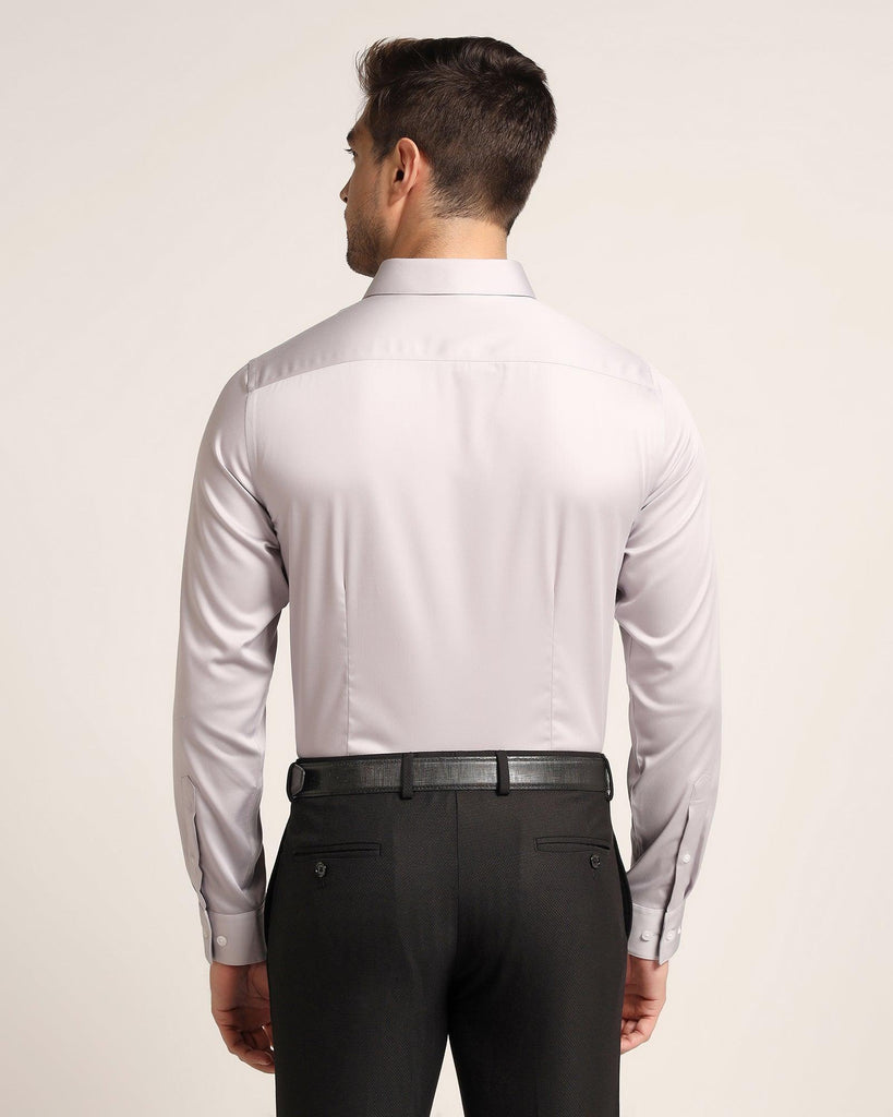 Formal Lavender Solid Shirt - Gusto