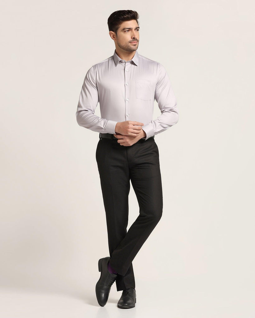 Formal Lavender Solid Shirt - Gusto