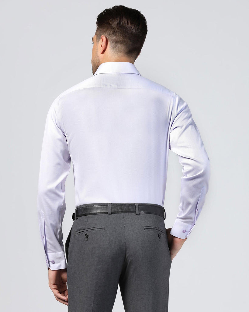 Formal Lavender Textured Shirt - Zach