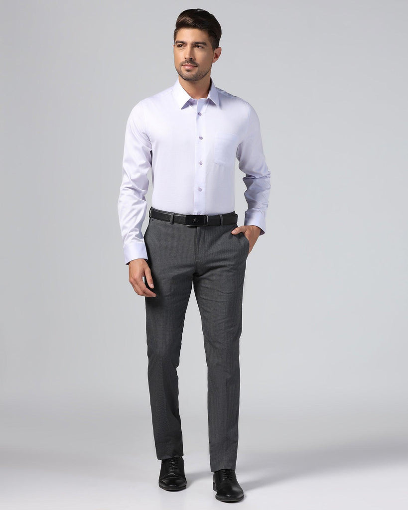 Formal Lavender Textured Shirt - Zach