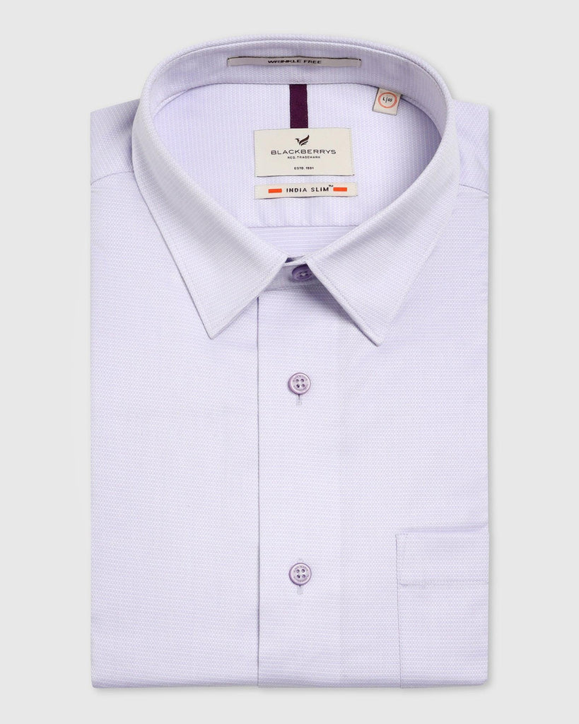 Formal Lavender Textured Shirt - Zach