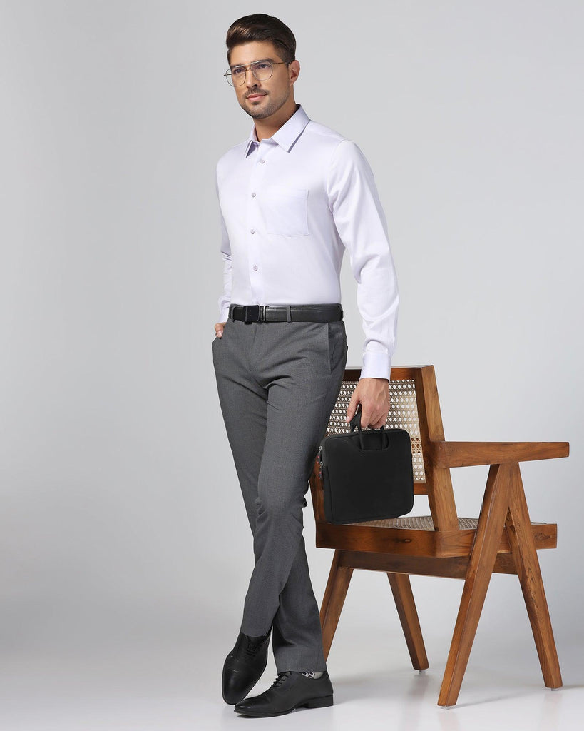 Formal Lavender Textured Shirt - Zach