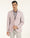 TechPro Formal Light Pink Textured Blazer - Renault